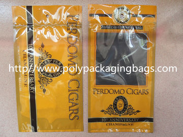 Пластиковые сумки хьюмидора сигары сигарет с стилем вешалки персонализированным отверстием
