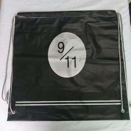 Прозрачный рюкзак сумки веревочки, черные на открытом воздухе ясные пластиковые сумки Дравстринг