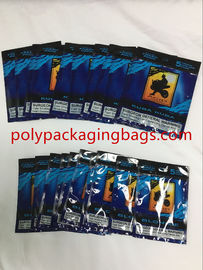 Изготовленные на заказ печатные сигарные пакеты с увлажнителем Сигарные пластиковые пакеты со сдвигающимся замком