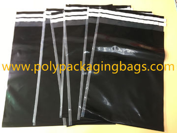 Полиэтиленовые пакеты доставки для цвета собственной личности одежд 29 Кмкс 40км слипчивого черного
