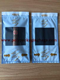Сумки молнии сигар емкости 5 классической губки Moisturizing пластиковые с прозрачным окном