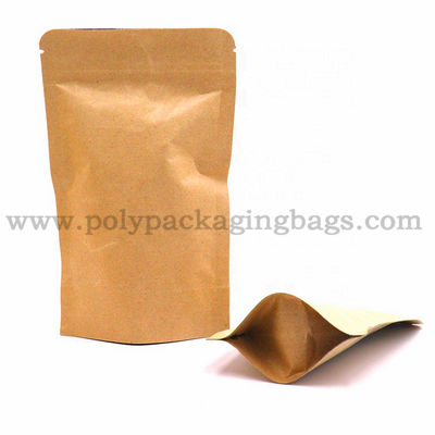 Biodegradable кофе стоит вверх по мешку Kraft бумажному с нижним Gusset