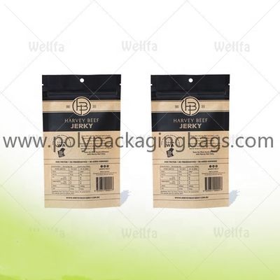 Кофейное зерно упаковывая сумку Kraft 240 микронов Ziplock