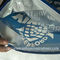 Голубой пластиковый рюкзак Дравстринг, персонализированные сумки Дравстринг под прочностью 10кгс