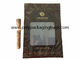 Черная классическая сумка молнии сигары с прозрачными окнами и moisturizing губкой
