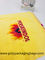 Сумки Дравстринг желтой водоустойчивой сетки нейлона выдвиженческие/персонализировали сумки Дравстринг