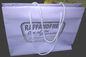 Хозяйственная сумка белого малого пластичного HDPE мешка ручки косметическая выполненная на заказ
