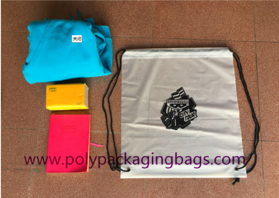 Однослойная замороженная сумка рюкзака CPE 0.07mm прозрачная для перемещения