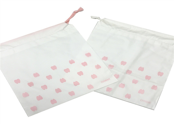 Таможня пластиковой упаковки полиэтиленовых пакетов Drawstring Biodegradable сумки многоразовая небольшая печатая сумку рукава одежд упаковывая