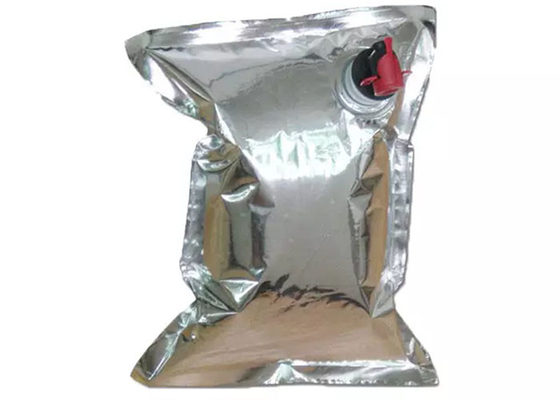 Сумка BIB многоразовых серебряных напитков алюминиевой фольги сумки уплотнения квадрацикла красного вина пластиковых жидкостная с Spigot