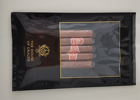 Сумки хьюмидора сигары влагостойкого обруча табака упаковывая с молнией