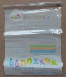Белая прозрачная сумка молнии ЛДПЭ пластиковая для упаковки перемещения/каникул