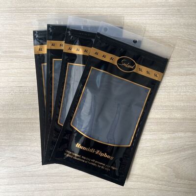 Ziplock Design Custom Cigar Bags Custom Printed Durable Re-sealable Packaging Bags Идеально подходит для розничных и складских решений