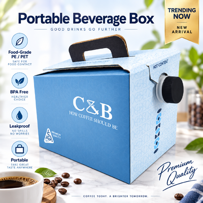 Tap Spout Accessories and ISO Certified Cold Brew Coffee dispenser Engineered for Commercial Coffee Service Applications