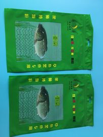 Таможня напечатала сумку рыб зеленого цвета 3, который встали на сторону загерметизированную составную с прозрачным окном в фронте