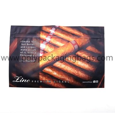 Подгонянные сумки сигары табака логотипа Sealable пластиковые со слоем губки