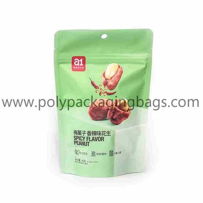 сумка 0.12mm штейновая Ziplock печатая пластиковый пакет арахиса закуски