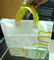 Белые пластиковые сумки подарка с изготовленными на заказ логотипом/петлей регулируют сумки политена для продвижения