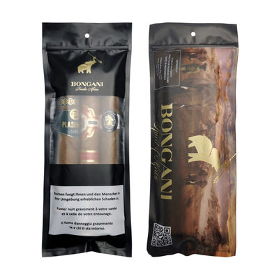 Заказ Ziplock сигареты Humidor мешки с увлажненной системой и дисплея окна 90 дней Хранение 20 сигар вместимостью