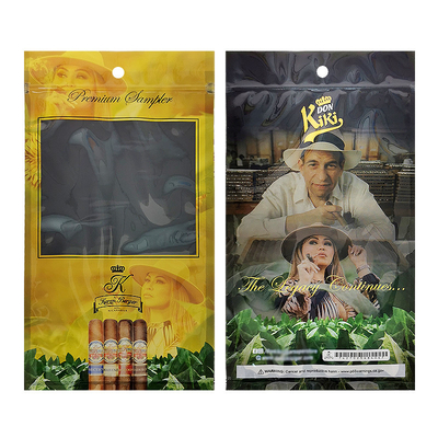 Фабрика Custom Printed Zip Lock Cigar Humidor Bags 69% ~ 75% рН
