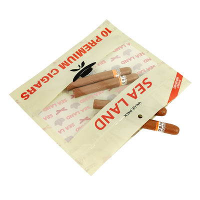 Влагостойкий пакет для сигар, табак, упаковка из натурального листа, полиэфирная пленка, пакет для сигар