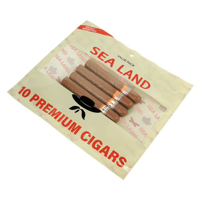 Влагостойкий пакет для сигар, табак, упаковка из натурального листа, полиэфирная пленка, пакет для сигар