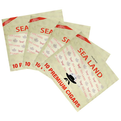 Влагостойкий пакет для сигар, табак, упаковка из натурального листа, полиэфирная пленка, пакет для сигар