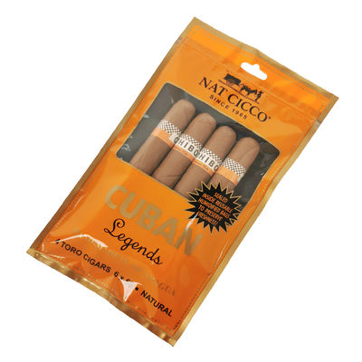 Дорожная сумка-хьюмидор для сигар с индивидуальной печатью, на 4-6 сигар, с увлажняющими пластиковыми пакетами и упаковочным пакетом для сигар