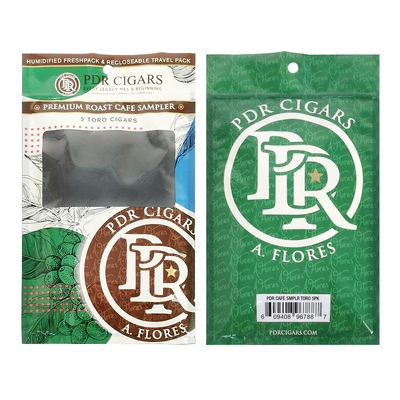 Пользовательские герметичные фольгированные пакеты с застежкой-молнией, трехсторонним уплотнением, для сигарных оберток из натурального листа, увлажняющие пластиковые упаковочные пакеты с прозрачным окном