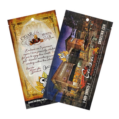 Сигары Увлажненный мешок Прозрачная фольга Циплок Сигары Табачный мешок для влажности Тепловая уплотнение Пластиковые сигары Увлажнитель Пакетные мешки