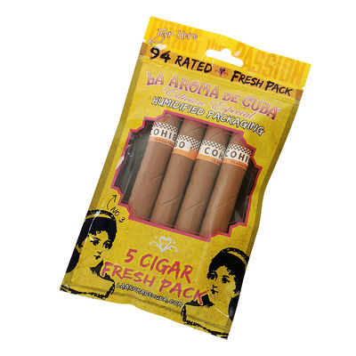 Заказ напечатанный Ziplock сигареты упаковка мешки сигареты Увлажненные пластиковые пакеты с гидратирующим слоем