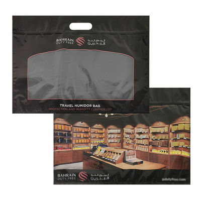 Настройка печати Влажность Сигаровые пакеты Zipper Сигаровый гимидор Упаковка Путешествия Влажность Увлажнитель Пакет