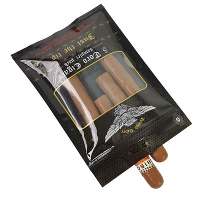 Специально разработанные влагозащищенные плоские пакеты с напечатанной термозапечатываемой алюминиевой фольгой Mylar 3 боковой печатью для оберток сигар из табачных листьев