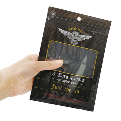 Специально разработанные влагозащищенные плоские пакеты с напечатанной термозапечатываемой алюминиевой фольгой Mylar 3 боковой печатью для оберток сигар из табачных листьев
