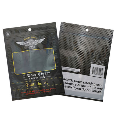 Специально разработанные влагозащищенные плоские пакеты с напечатанной термозапечатываемой алюминиевой фольгой Mylar 3 боковой печатью для оберток сигар из табачных листьев