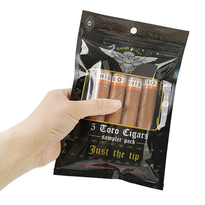 Специально разработанные влагозащищенные плоские пакеты с напечатанной термозапечатываемой алюминиевой фольгой Mylar 3 боковой печатью для оберток сигар из табачных листьев