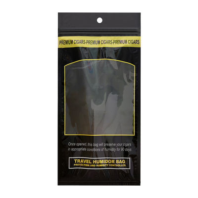 Индивидуальный пакет для сигар с логотипом, увлажняющий, со встроенным пакетом для влажности, для табака, для сигар, на молнии