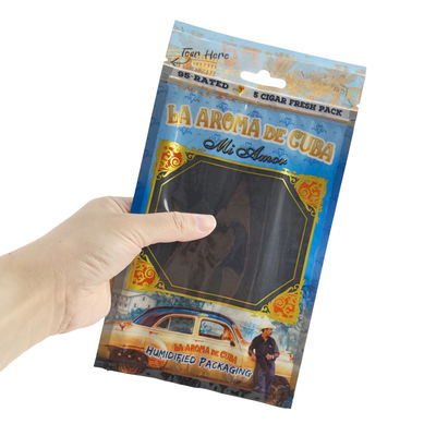 Люксовый кожаный сигарный чемодан с увлажнителем