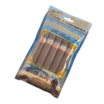 Люксовый кожаный сигарный чемодан с увлажнителем