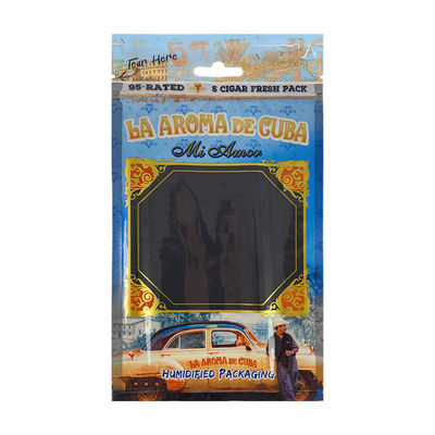 Люксовый кожаный сигарный чемодан с увлажнителем