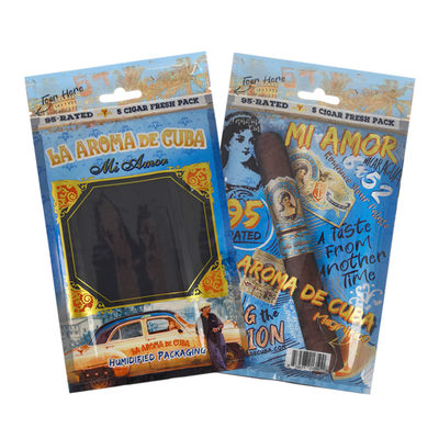 Люксовый кожаный сигарный чемодан с увлажнителем