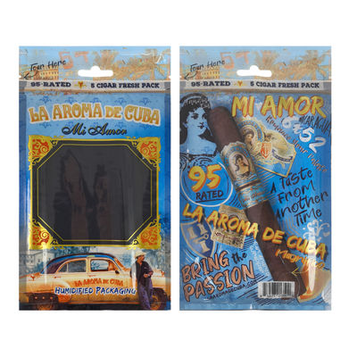 Люксовый кожаный сигарный чемодан с увлажнителем