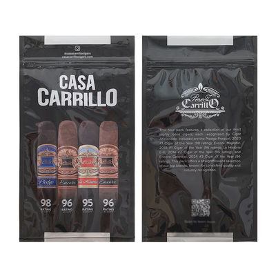 Люксовый кожаный сигарный чемодан с увлажнителем