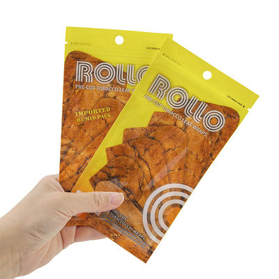 Resealable пластиковый мешок увлажнителя сигары с отверстием ручки окна