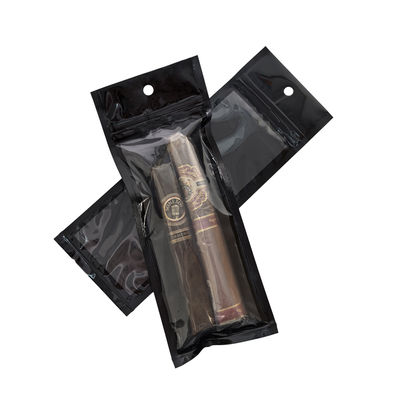 Индивидуальные майларовые зиплок-пакеты для сигар, пластиковые пакеты для самокруток, курительные принадлежности, упаковочные пакеты для увлажнения продуктов