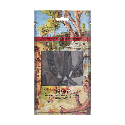 Мешок увлажнителя сигары логотипа изготовленный на заказ с ясными окном/Ziplock/отверстием вида