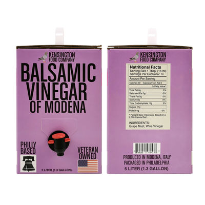 Заказ Алюминиевый Прозрачный Биб Сумка 5L Сок Упаковка Питье Сумка Вино Сумка в коробке