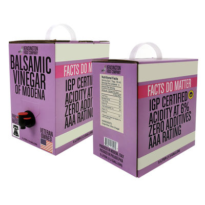 Заказ Алюминиевый Прозрачный Биб Сумка 5L Сок Упаковка Питье Сумка Вино Сумка в коробке