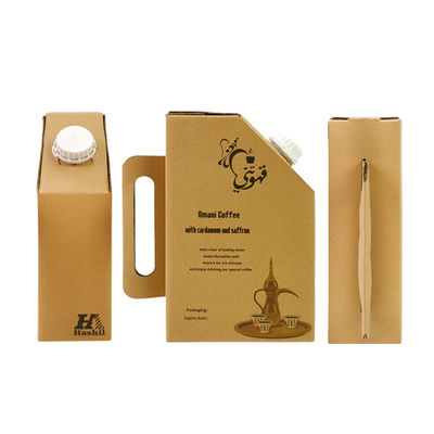 1L / 2L / 3L / 5L питьевая сумка одноразовая ручка кофейная сумка в коробке