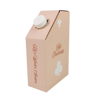 1L 1,5L 2L 3L 5L 96OZ BIB BAG одноразовый пакет в коробке Чай сок кофе для езды бумажная коробка с диспенсером